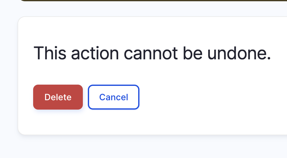 Image of the page delete button for website editors